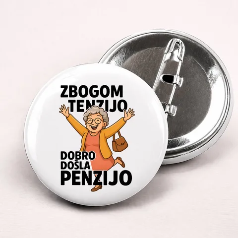 Збогом тензијо добро дошла пензијо 2 - Беџеви