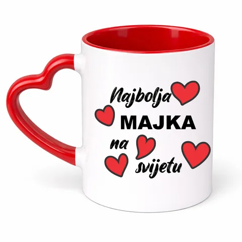 Најбоља мајка на свијету - Шоља Срце