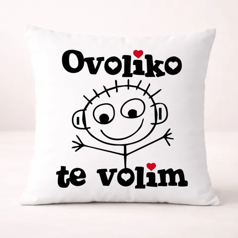 Оволико те волим - Он - Јастук