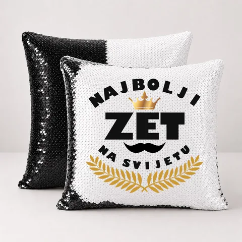 Najbolji zet na svijetu - Jastuk magični – proizvod sa printom