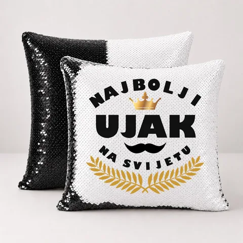 Najbolji ujak na svijetu - Jastuk magični – proizvod sa printom