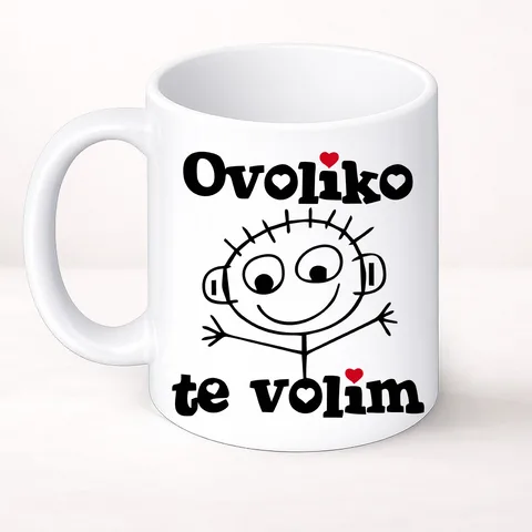 Оволико те волим - Он - Шоља Цлассиц