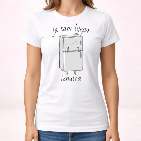 Ja sam lijepa iznutra - Majica - Ženska