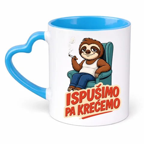 Испушимо па крећемо - Шоља Срце