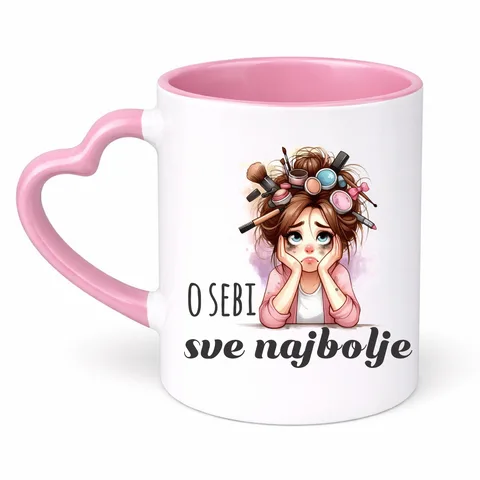 О себи све најбоље - Шоља Срце