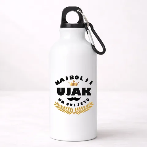 Najbolji ujak na svijetu - Aluminijumska boca – proizvod sa printom