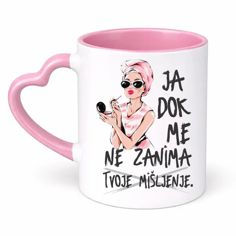 Ја док ме занима твоје мишљење - Шоља Срце