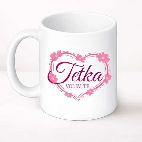 Tetka volim te! - Šolja Classic – proizvod sa printom
