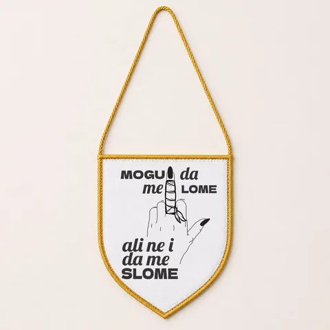 Могу да ме ломе али не и да ме сломе - Заставица