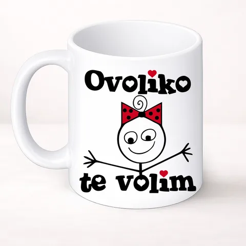 Оволико те волим - Она - Шоља Цлассиц