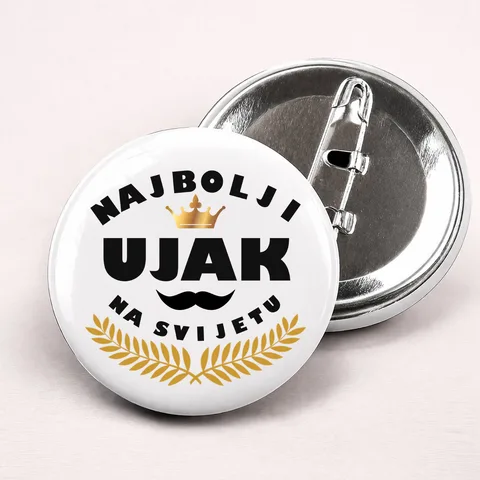 Najbolji ujak na svijetu - Bedževi – proizvod sa printom