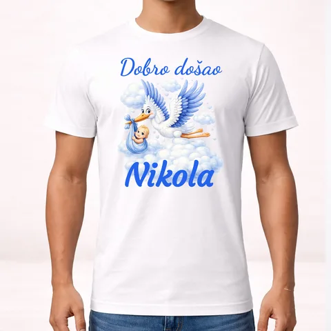 Dobro došla - dječak - Majica