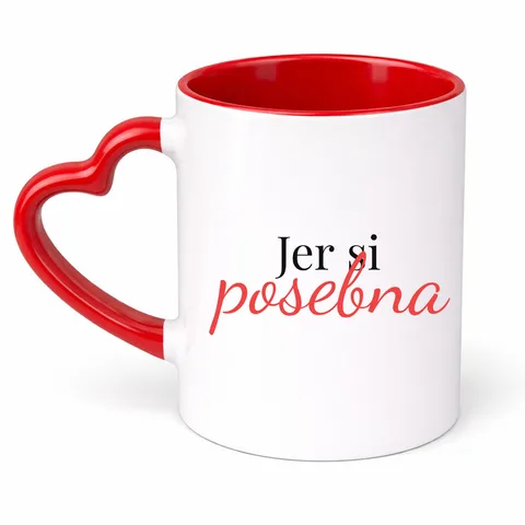 Јер си посебна - Шоља Срце