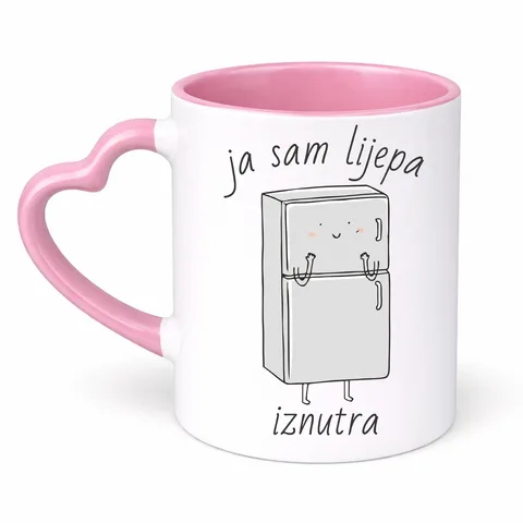 Ја сам лијепа изнутра - Шоља Срце