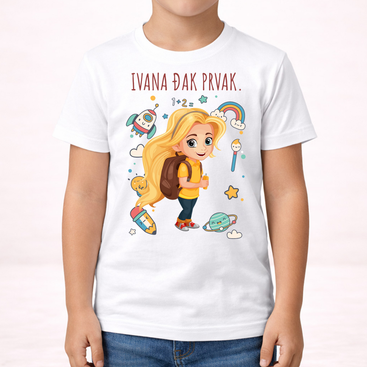 Đak prvak #1 - Majica - Dječija – prikaz proizvoda sa printom