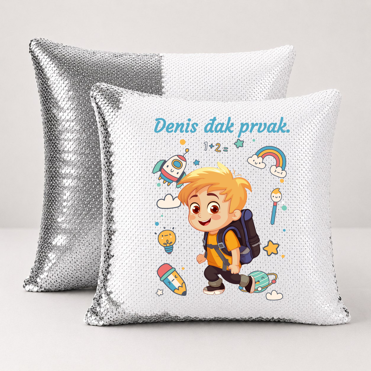 Đak prvak #2 - Jastuk magični – prikaz proizvoda sa printom