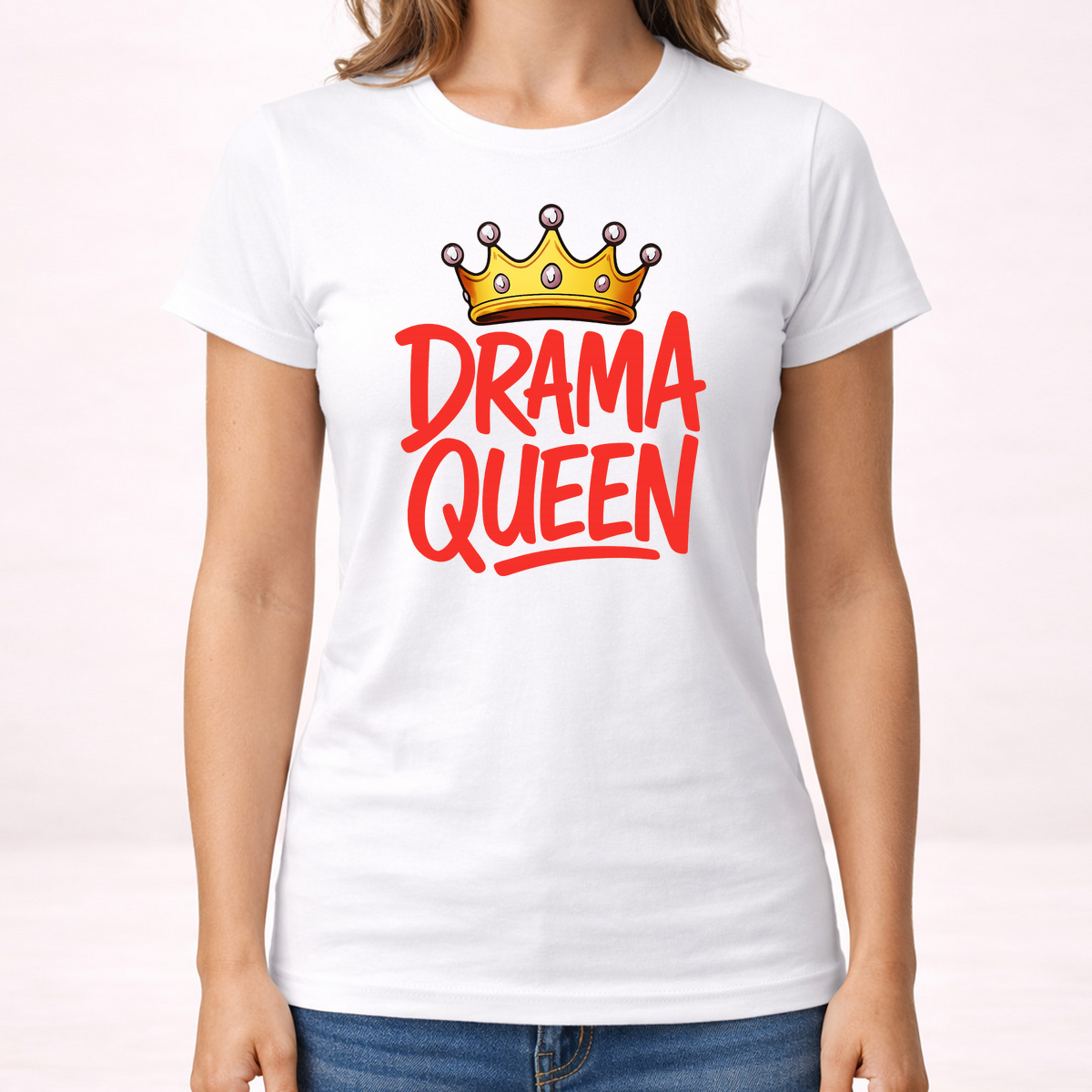 Drama qeen - Majica - Ženska – prikaz proizvoda sa printom