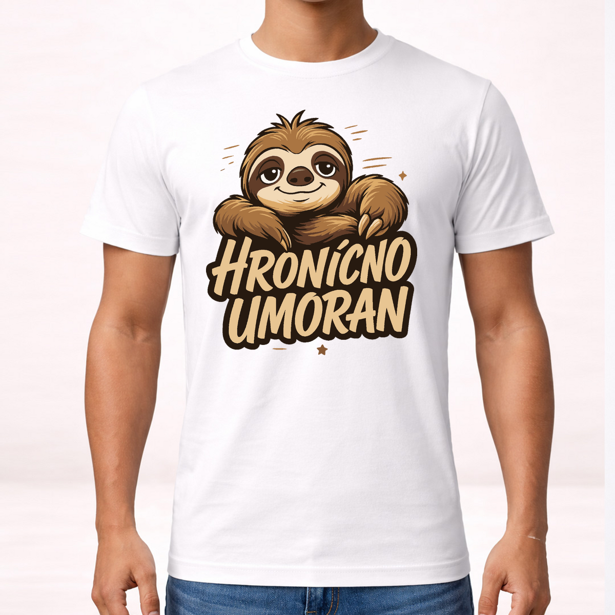 Hronicno umoran - Majica – prikaz proizvoda sa printom