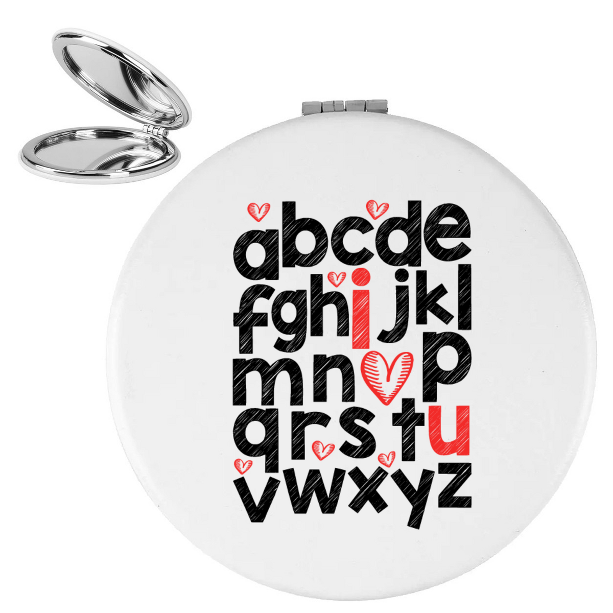 I love you - Ogledalce – prikaz proizvoda sa printom