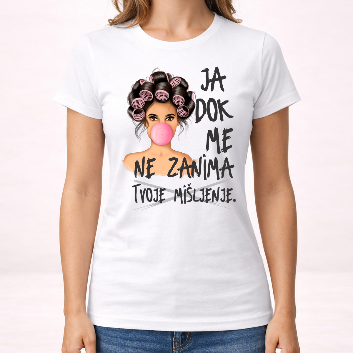 Ja dok me zanima tvoje mišljenje 2 - Majica - Ženska – prikaz proizvoda sa printom