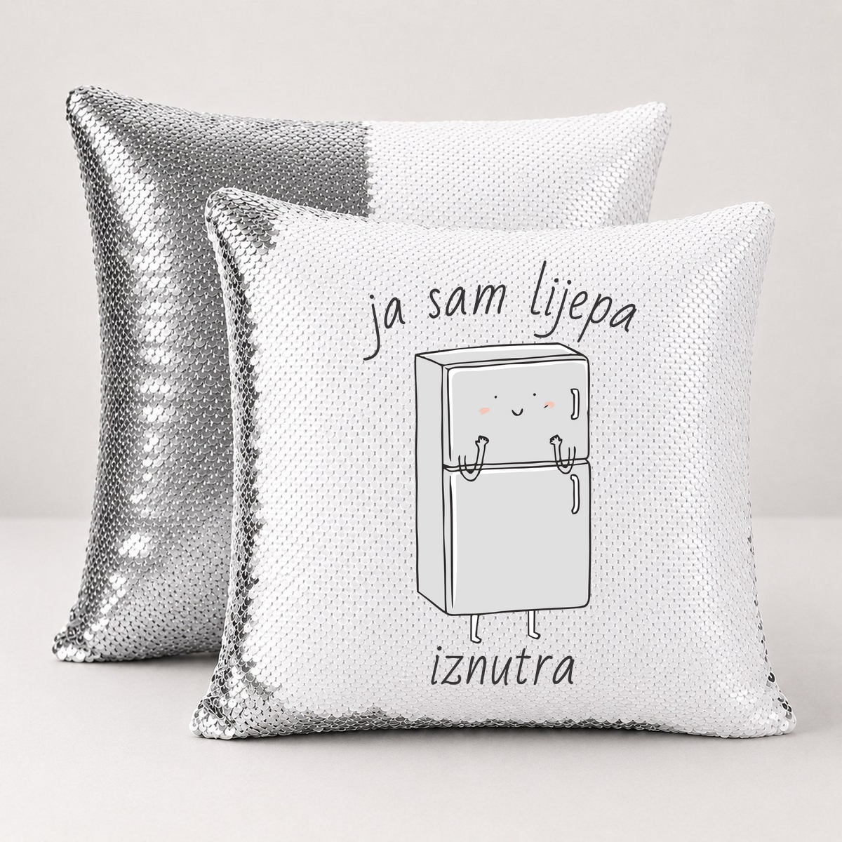 Ja sam lijepa iznutra - Jastuk magični – prikaz proizvoda sa printom