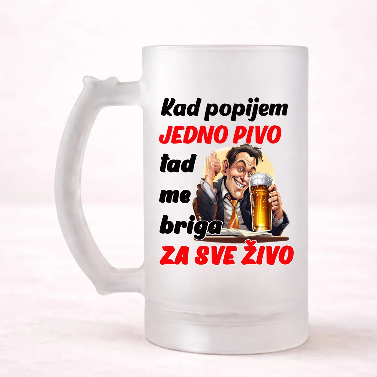 Kad popijem jedno pivo tad me briga za sve zivo na proizvodu