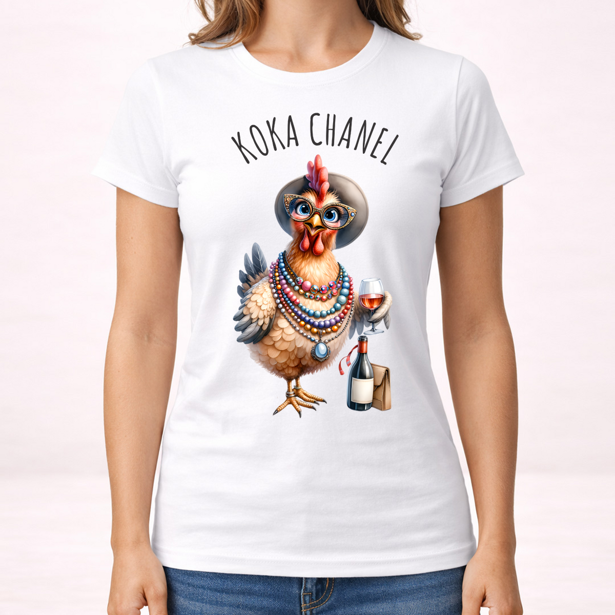 Koka chanel - Majica - Ženska – prikaz proizvoda sa printom
