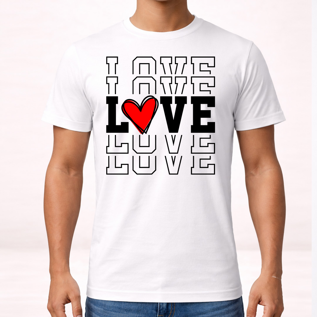 Love - Majica – prikaz proizvoda sa printom