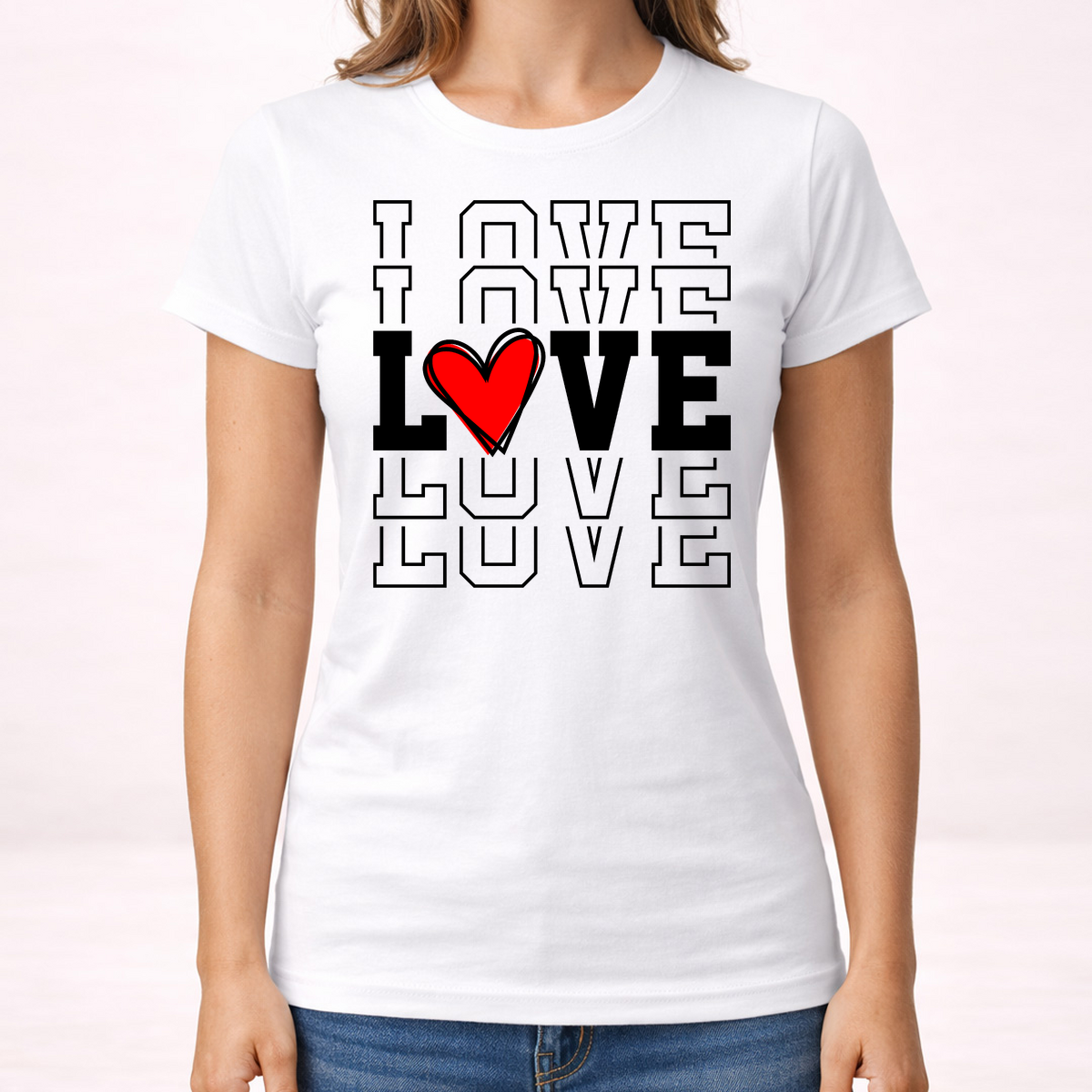 Love - Majica - Ženska – prikaz proizvoda sa printom