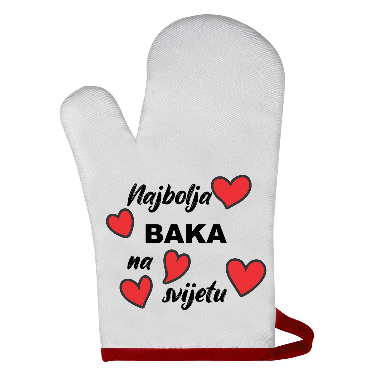 Najbolja baka na svijetu 2 - Rukavica za rernu – prikaz proizvoda sa printom