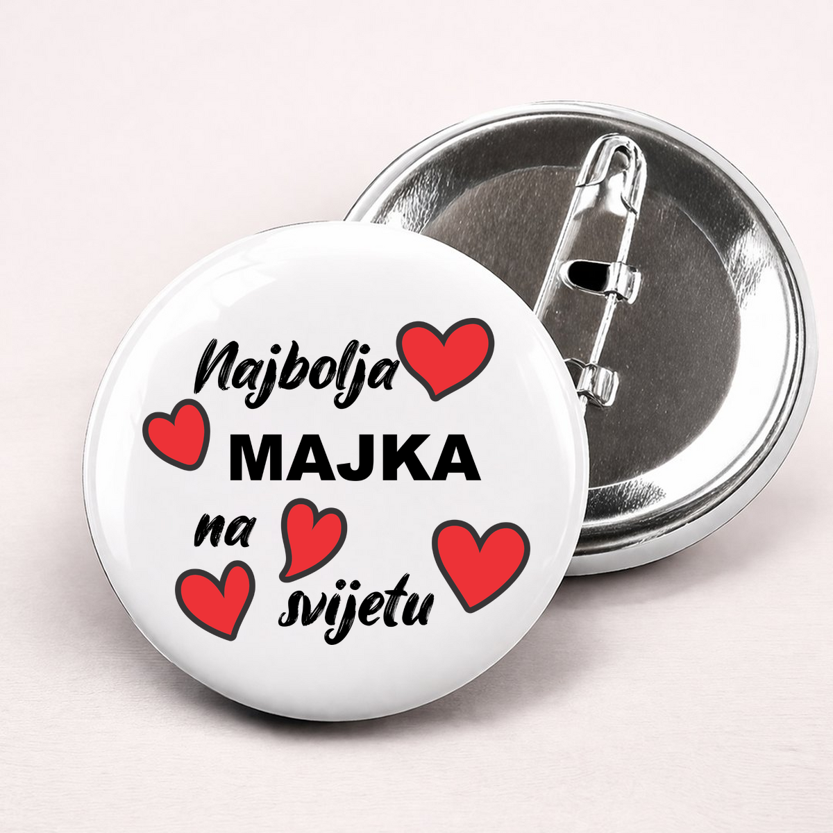 Najbolja majka na svijetu - Bedževi – prikaz proizvoda sa printom