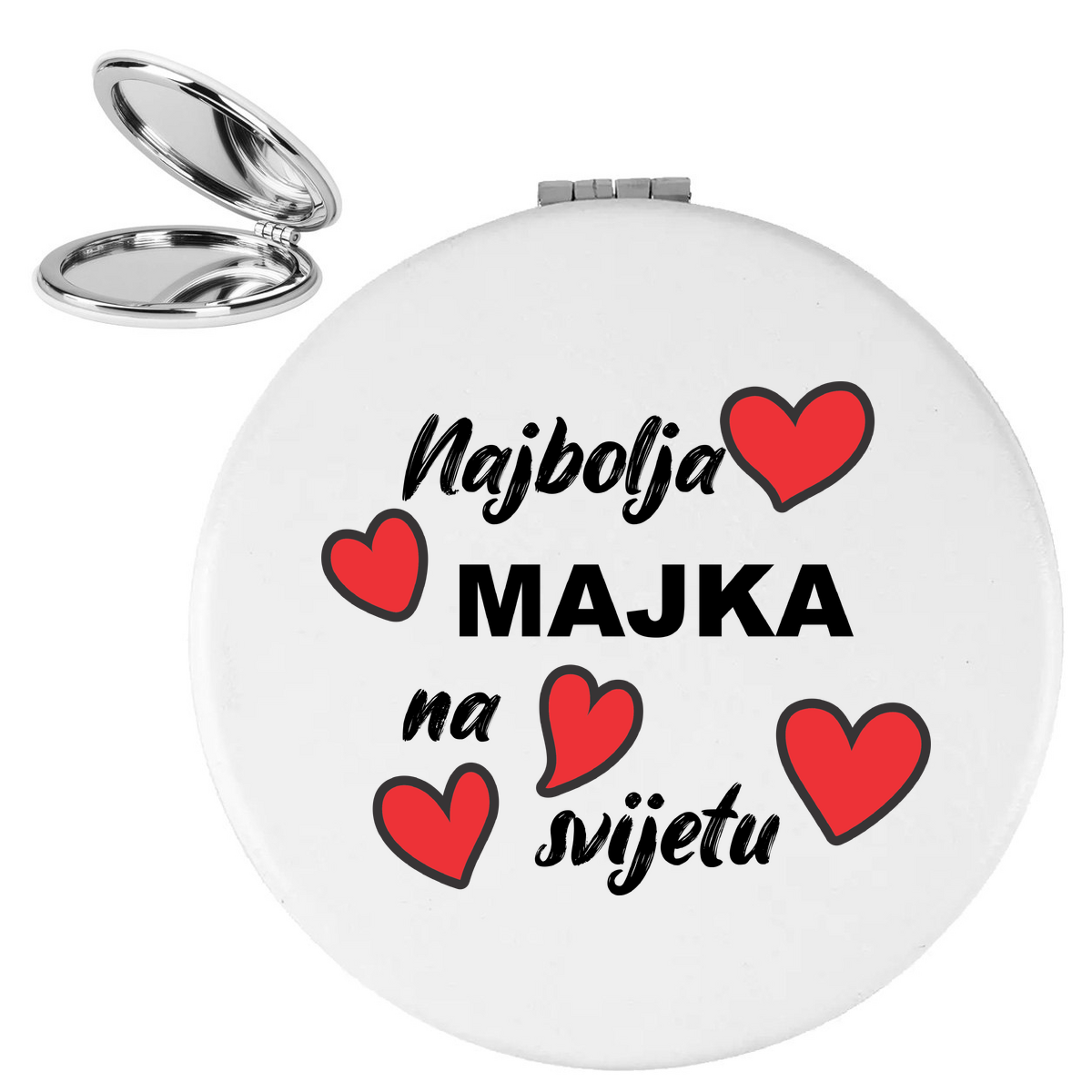 Najbolja majka na svijetu - Ogledalce – prikaz proizvoda sa printom