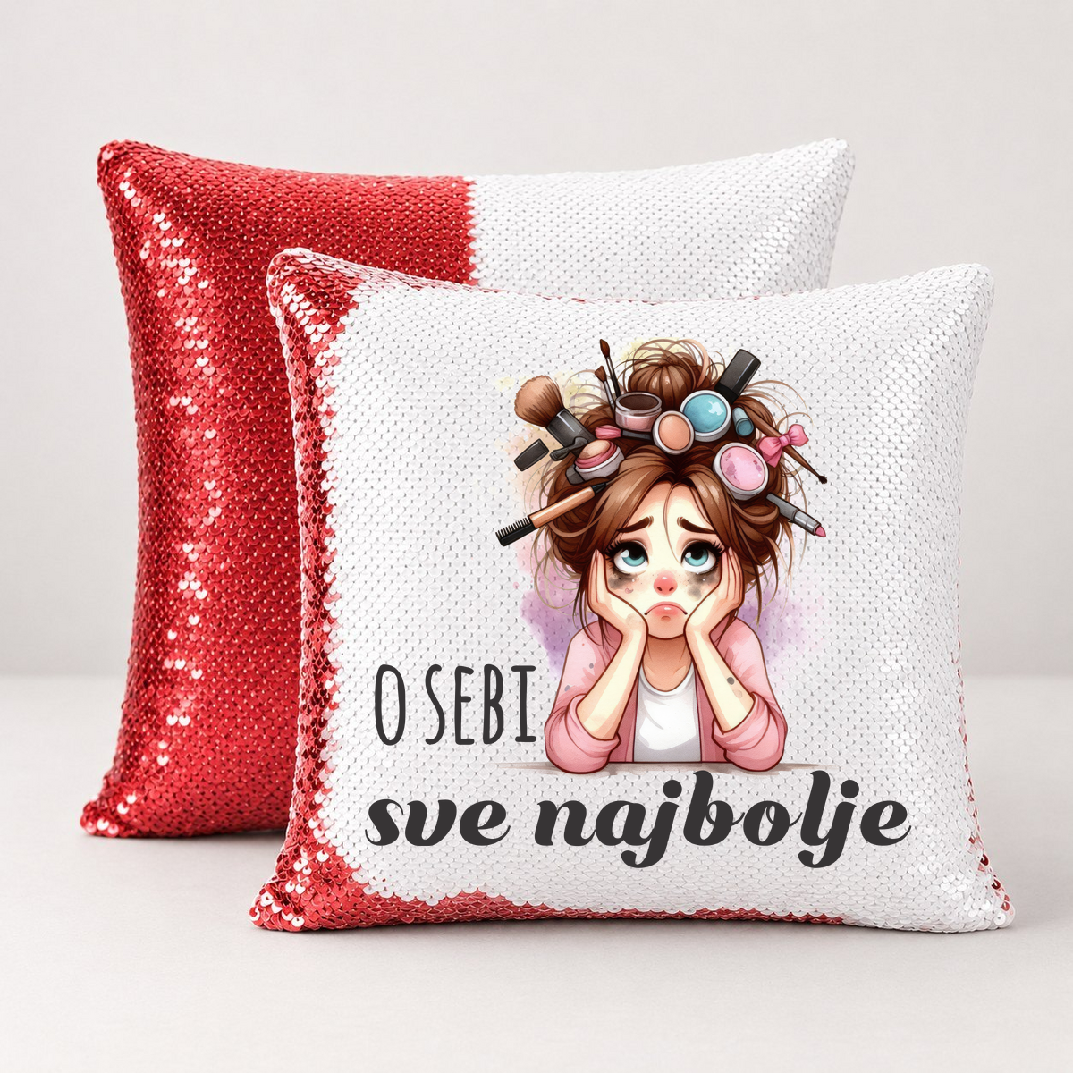 O sebi sve najbolje - Jastuk magični – prikaz proizvoda sa printom