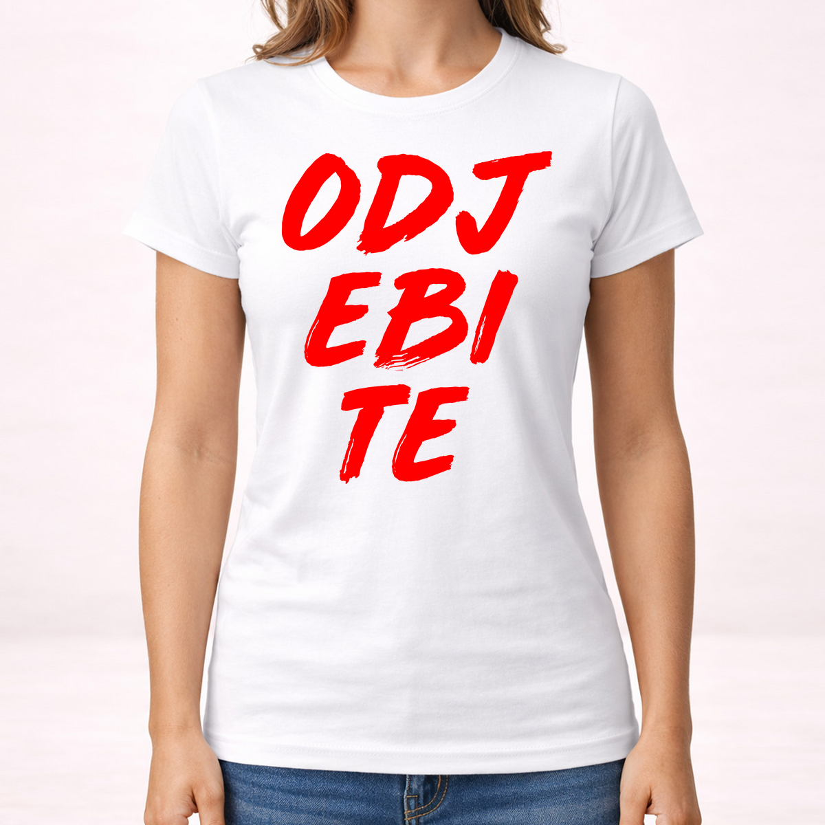 Odjebite - Majica - Ženska – prikaz proizvoda sa printom