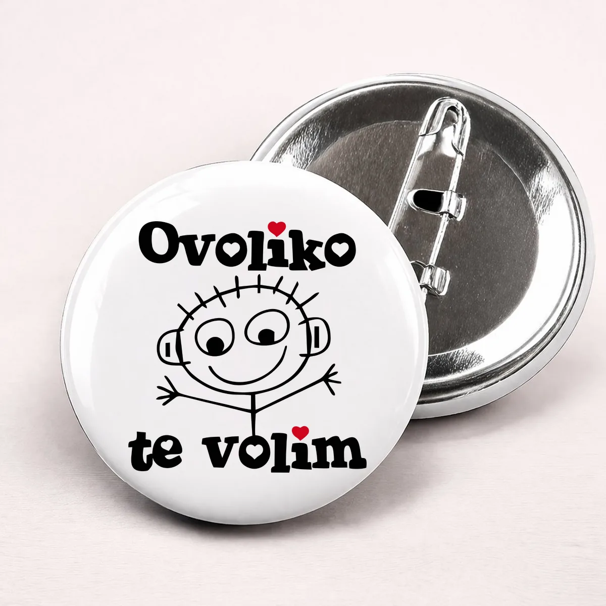 Ovoliko te volim - On na proizvodu