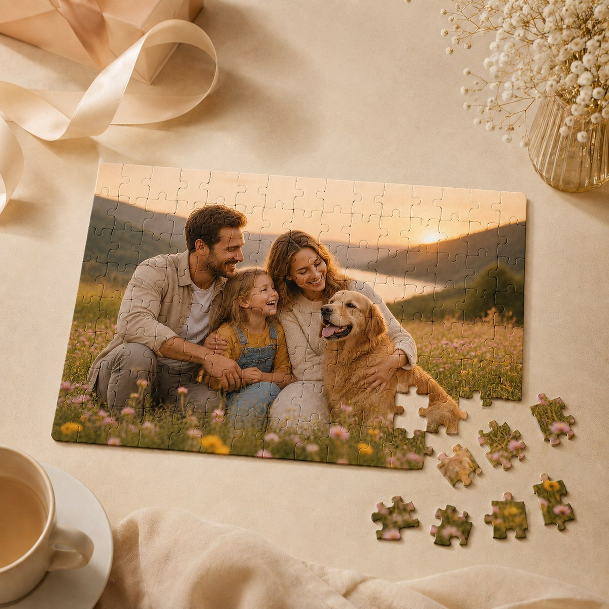 Puzzle – prikaz proizvoda sa printom