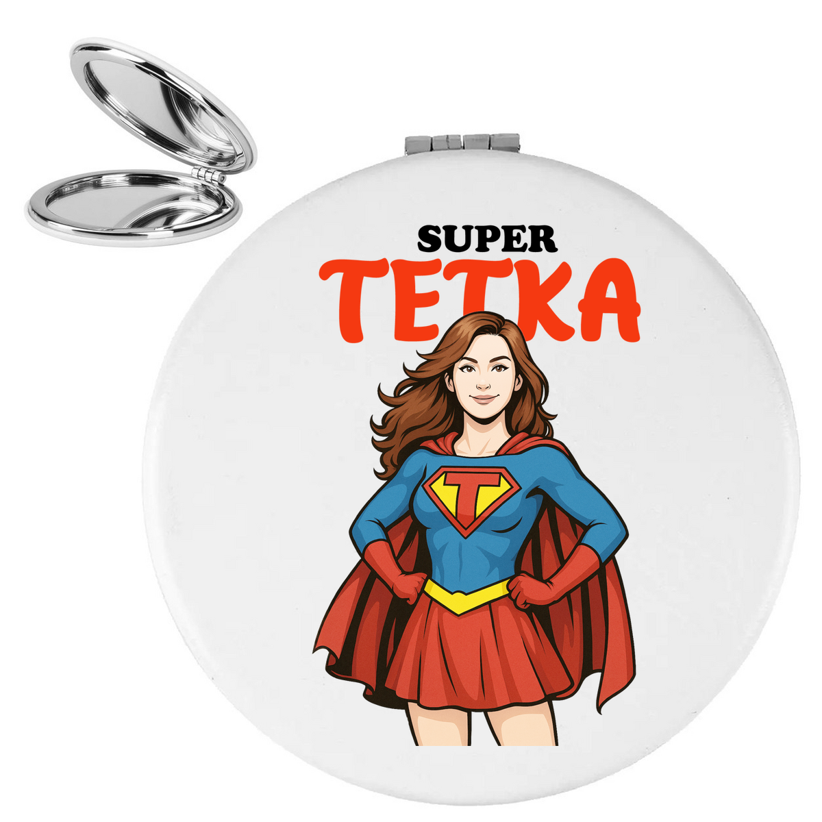 Super tetka - Ogledalce – prikaz proizvoda sa printom