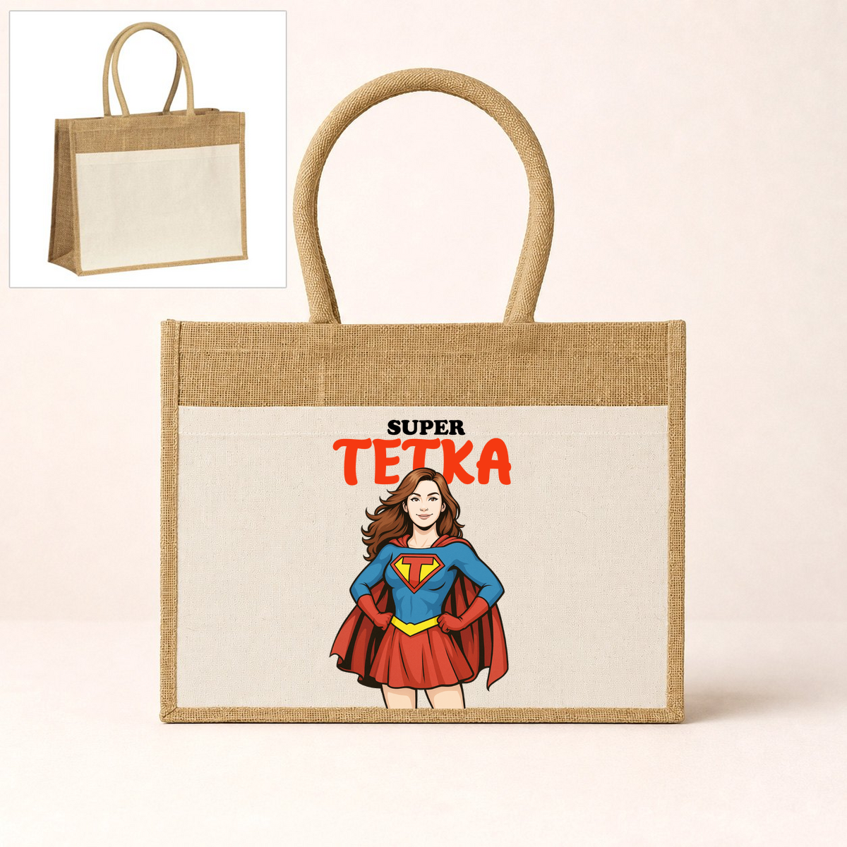 Super tetka - Torba Caramel – prikaz proizvoda sa printom