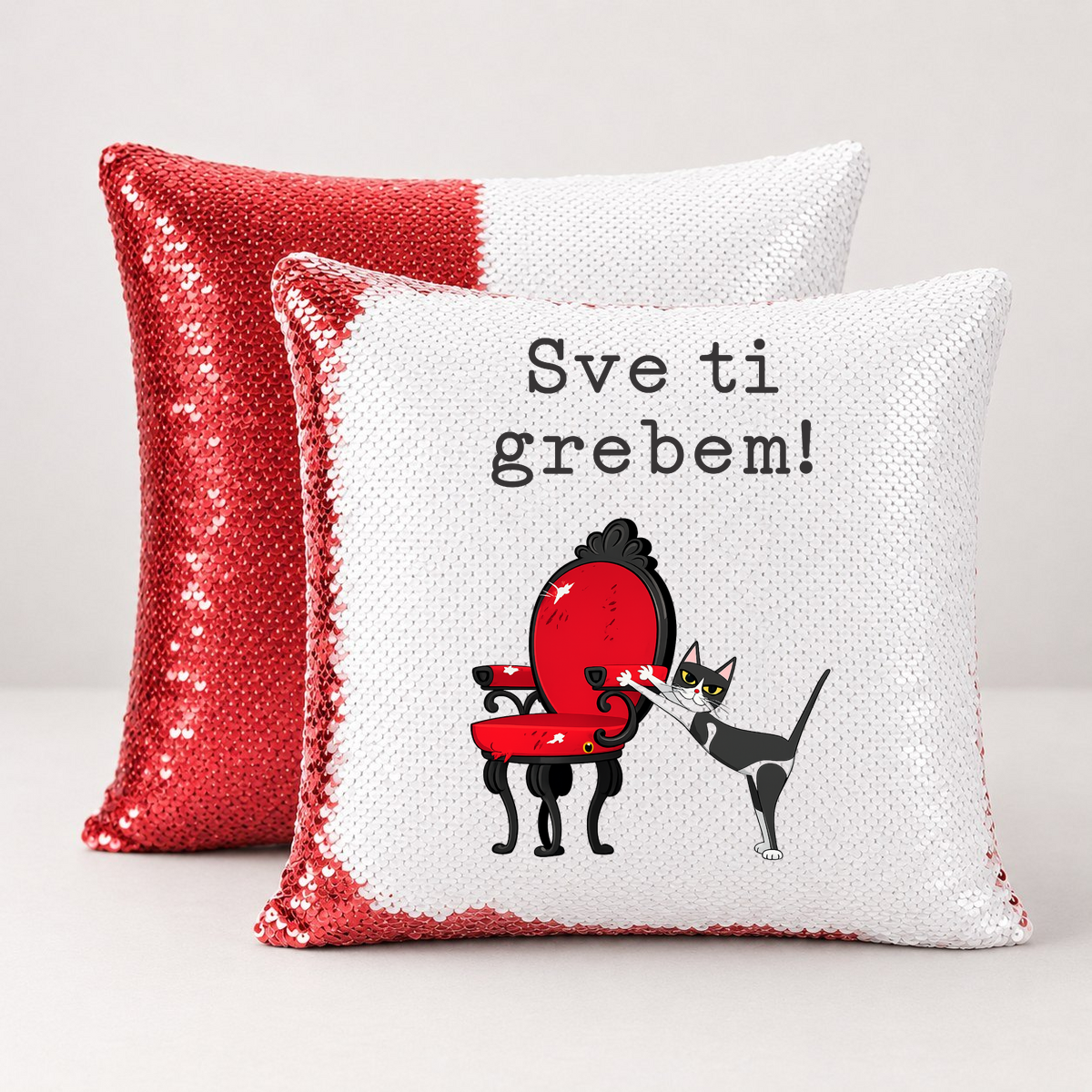 Sve ti grebem - Jastuk magični – prikaz proizvoda sa printom