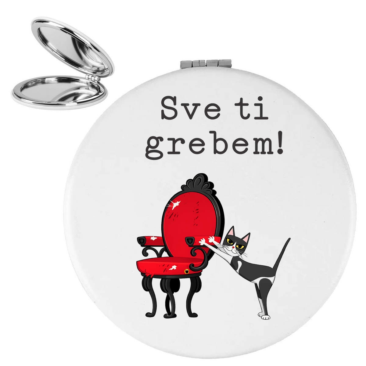 Sve ti grebem - Ogledalce – prikaz proizvoda sa printom