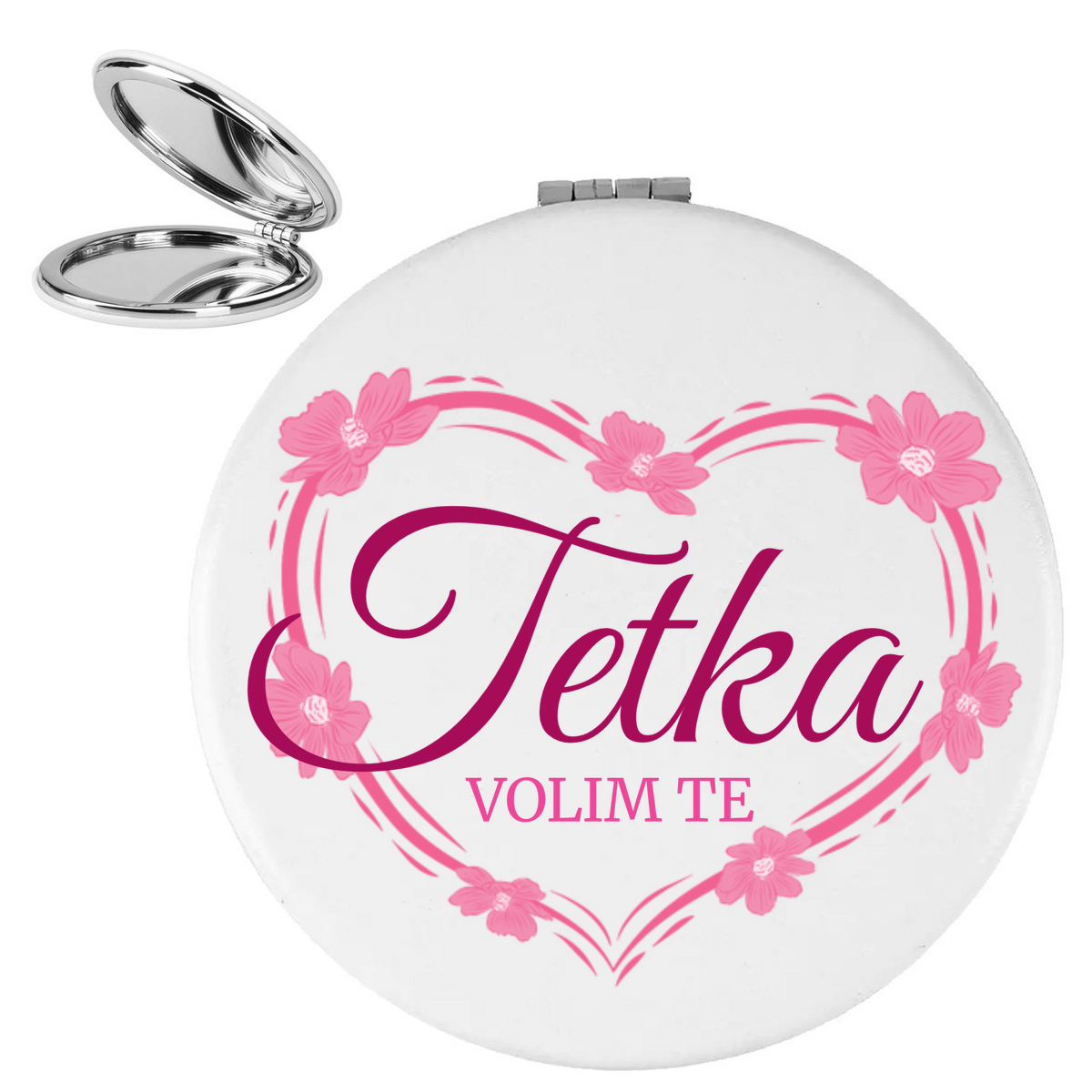 Tetka volim te! - Ogledalce – prikaz proizvoda sa printom
