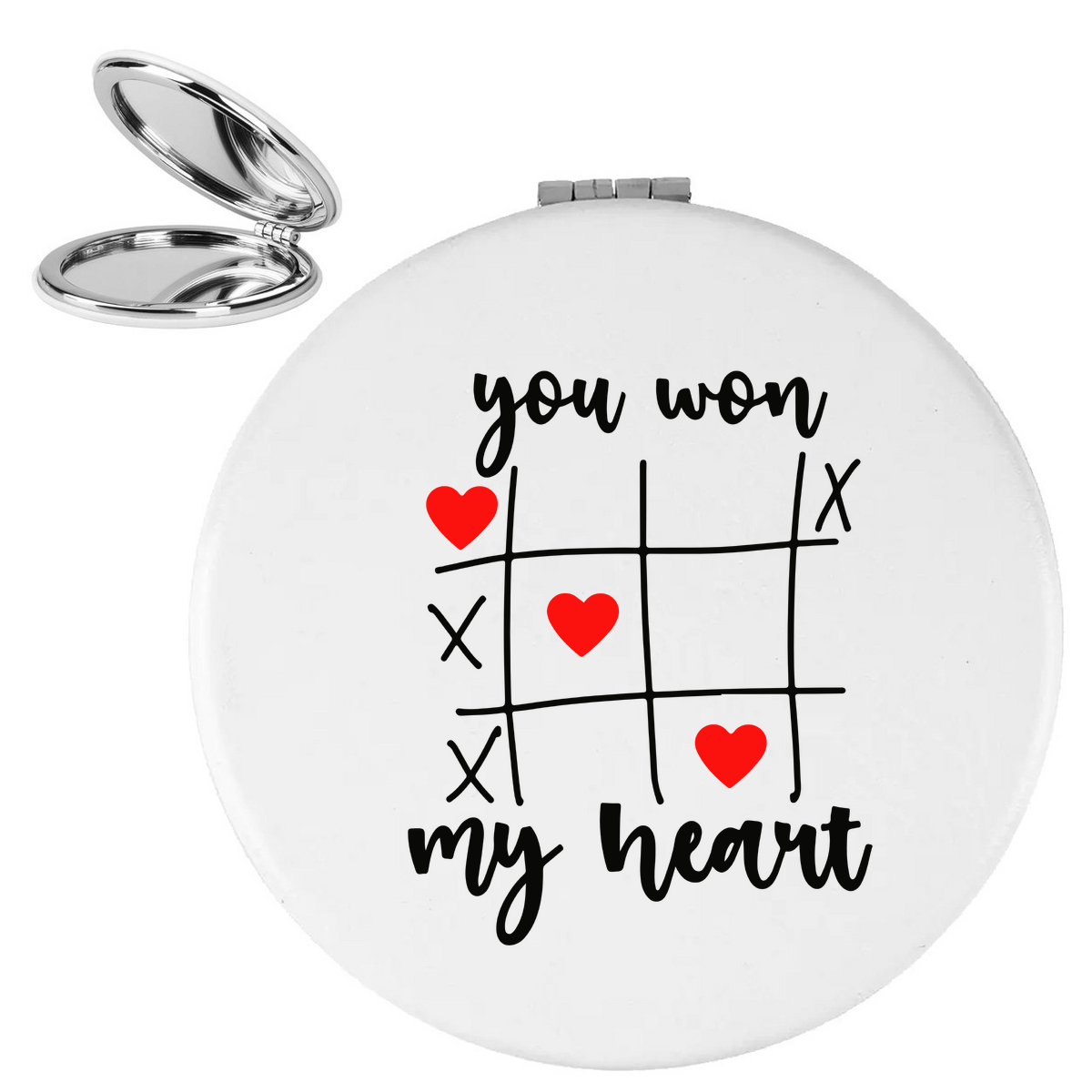 You won my heart - Ogledalce – prikaz proizvoda sa printom